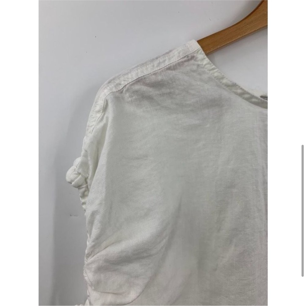 Everlane 100% linen drawstring top - Picture 4 of 11